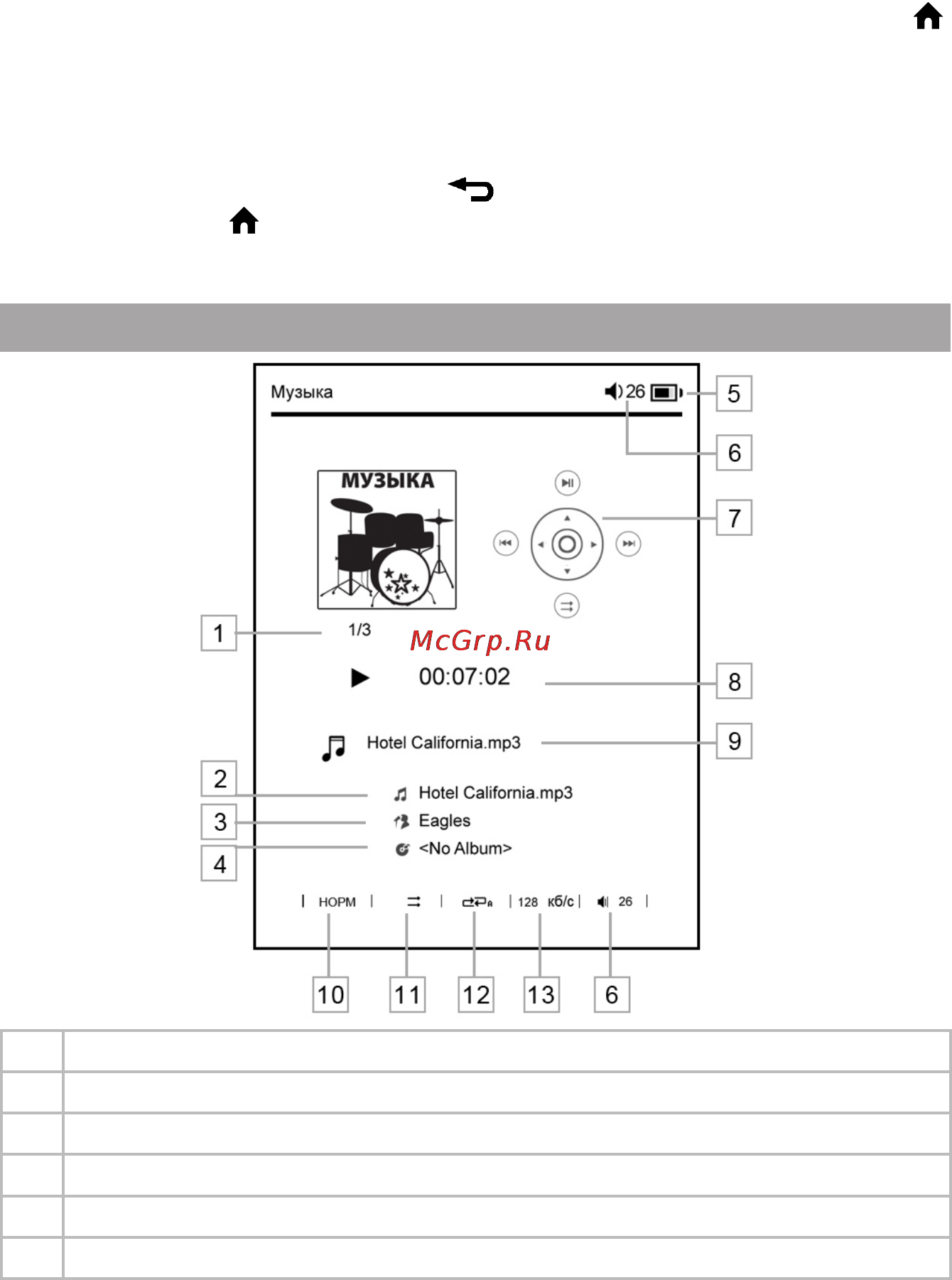 Texet TB-116 2Gb Grey [21/46] Несколько раз нажмите кнопку