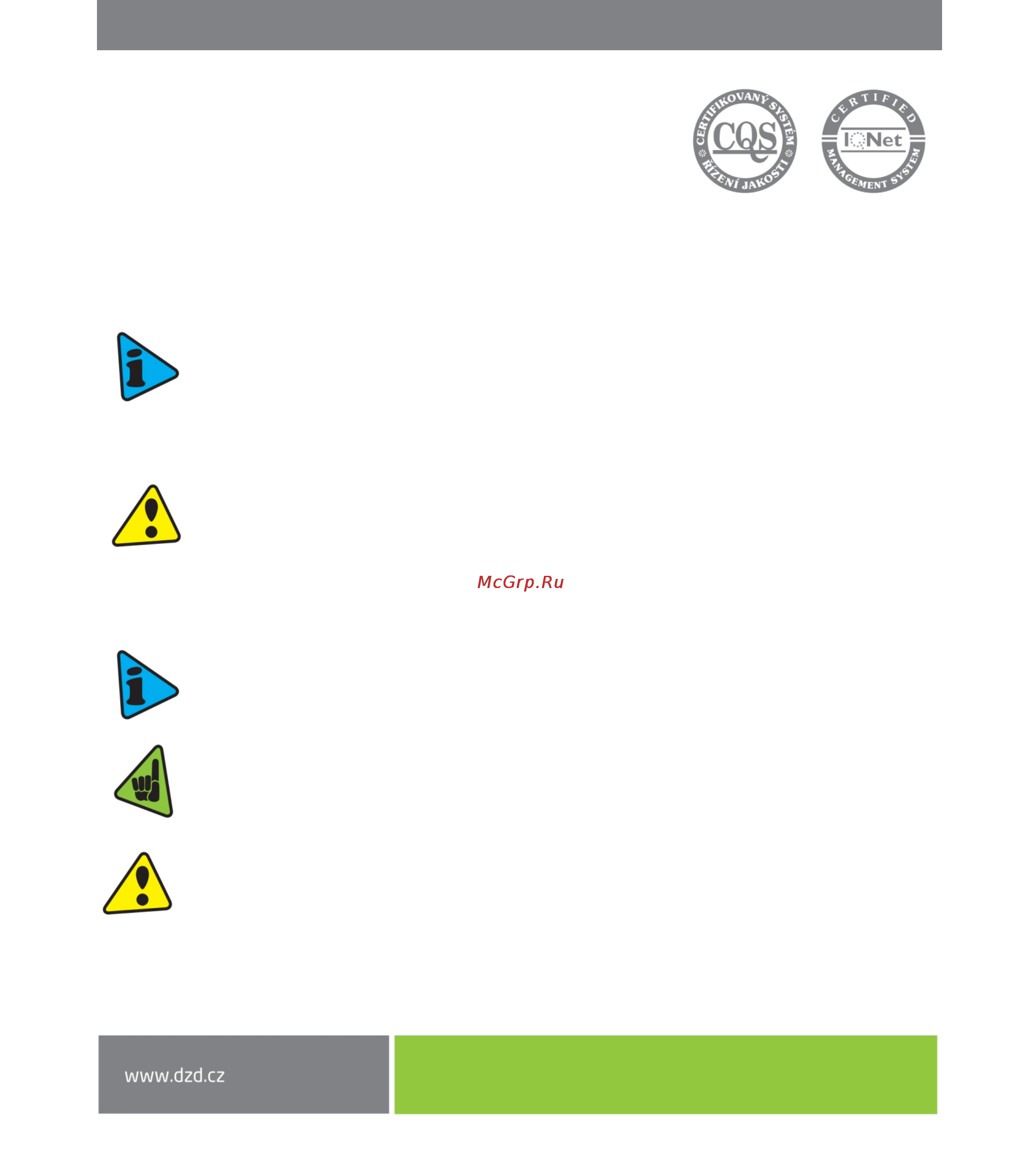Drazice TO 5 UP [25/54] Operating and installation manual