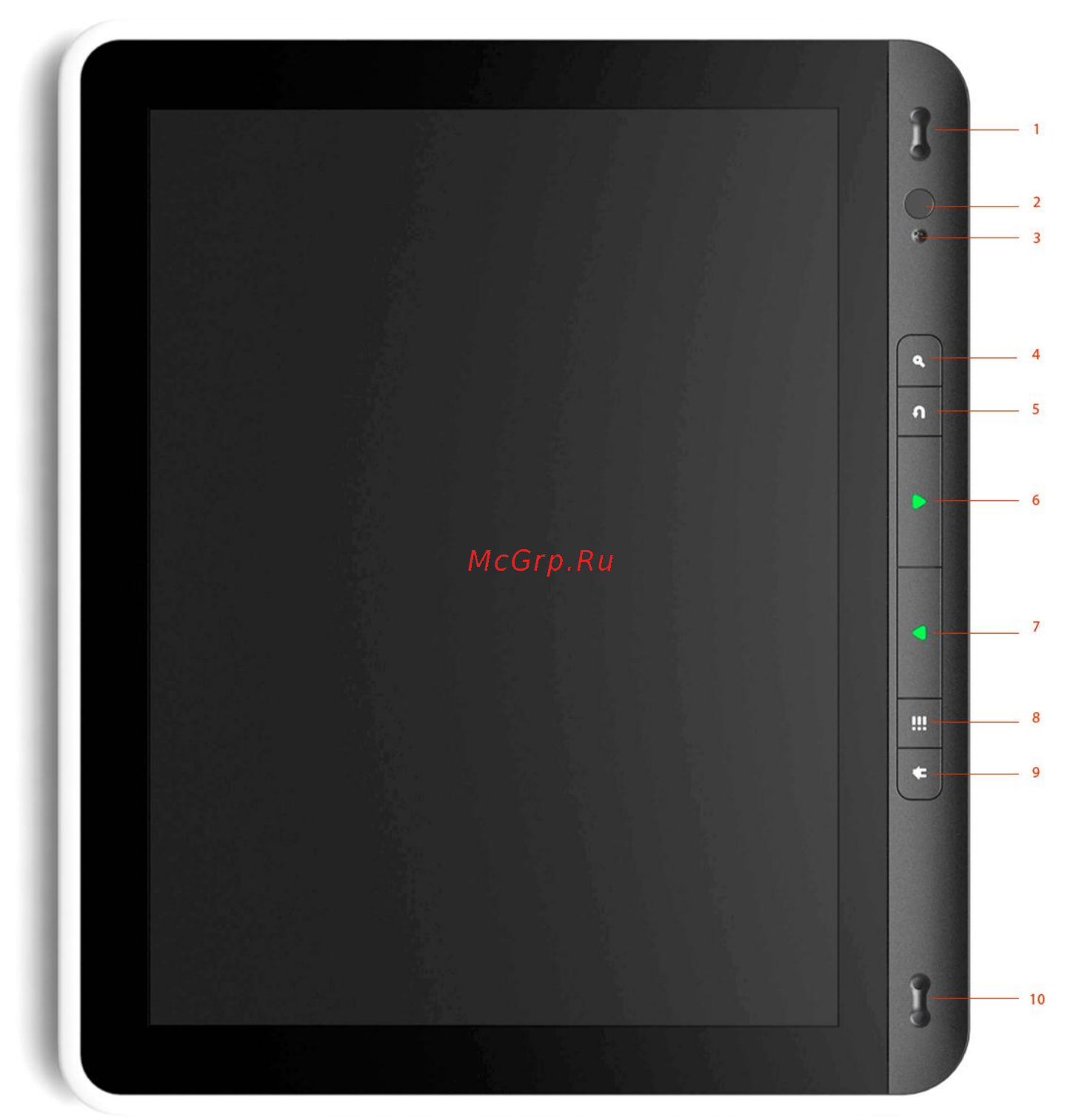 PocketBook A10 3G [9/74] Внешний вид и элементы управления
