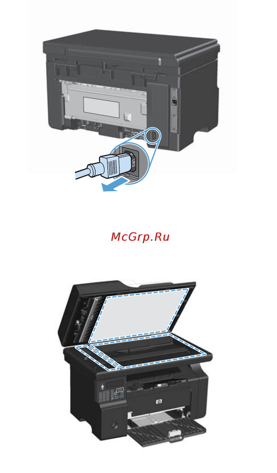 HP LaserJet Pro M1217nfw CE844A.ACB Инструкция по эксплуатации онлайн [121/314] 68114
