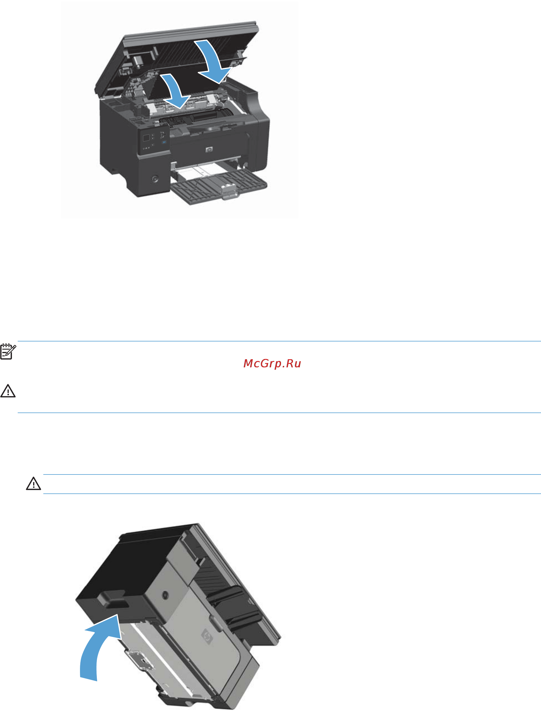 HP LaserJet Pro M1217nfw CE844A.ACB [210/314] Замена подающей пластины
