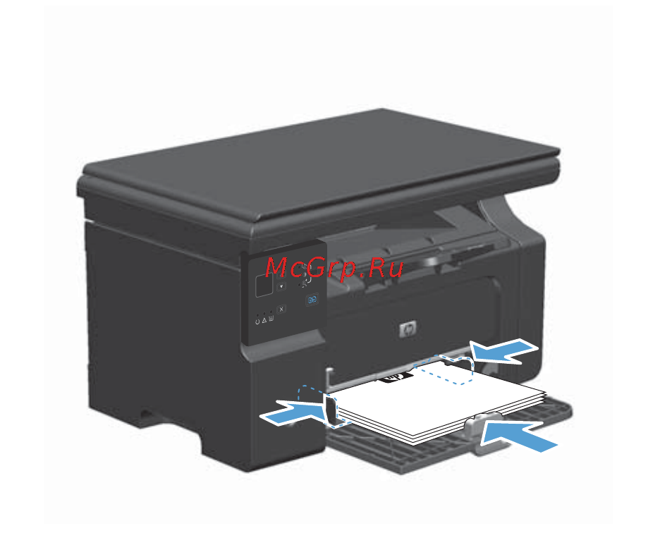 HP LaserJet Pro M1217nfw CE844A.ACB [50/314] Печать на обеих сторонах листа бумаги вручную