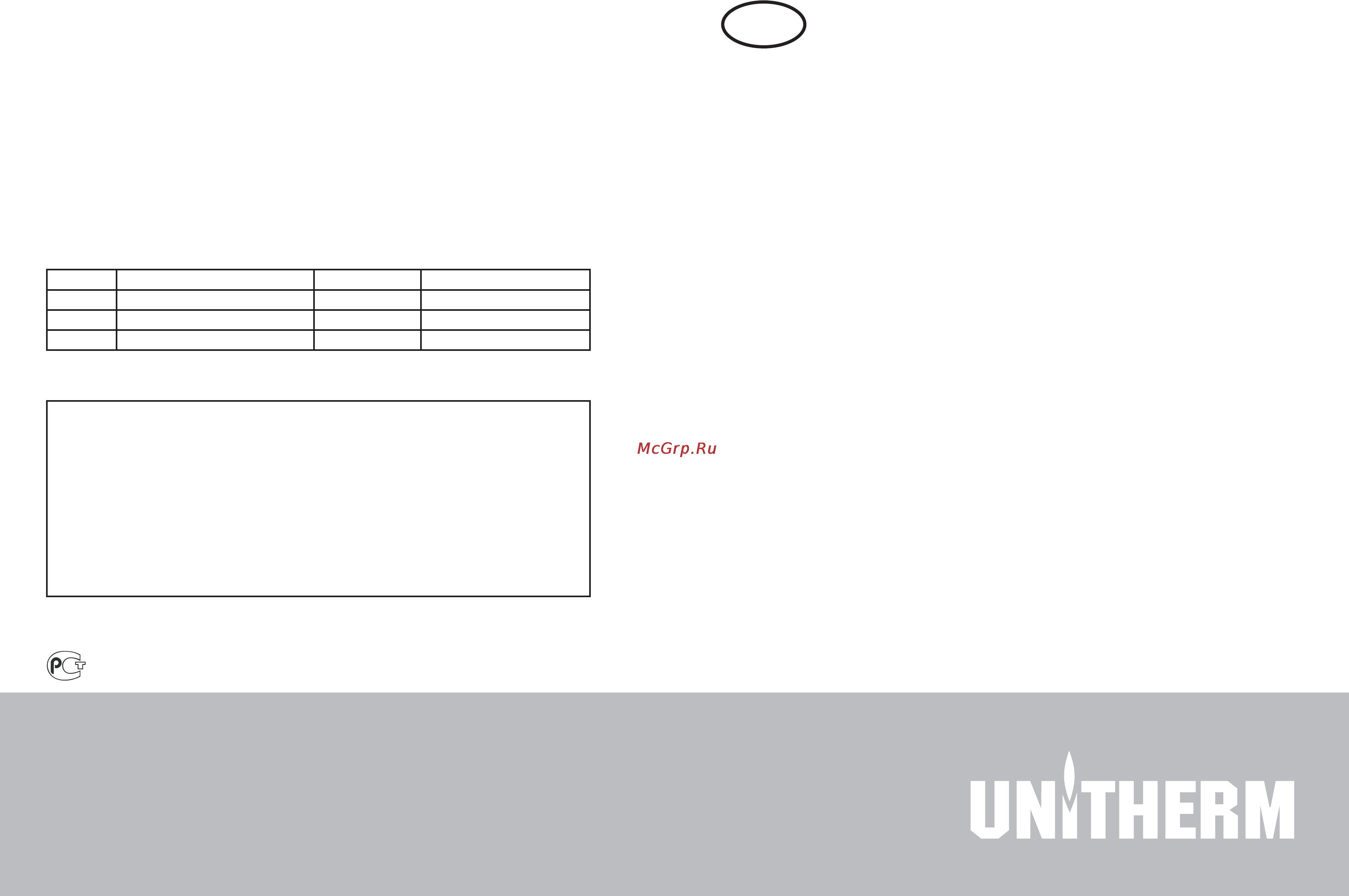 Unitherm US 802 - 5002 UNI Инструкция по эксплуатации онлайн