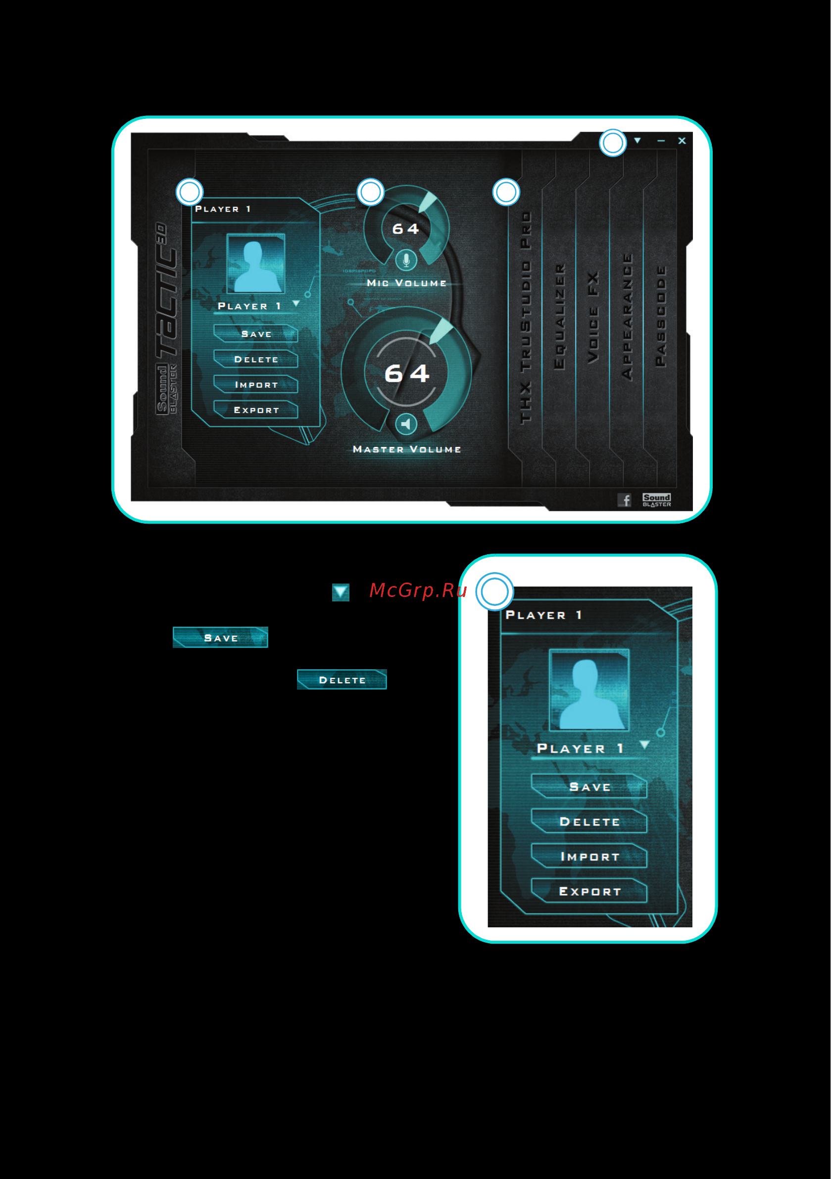 Creative SB Sigma (GH0140) [6/20] Панель управления sound blaster tactic3d