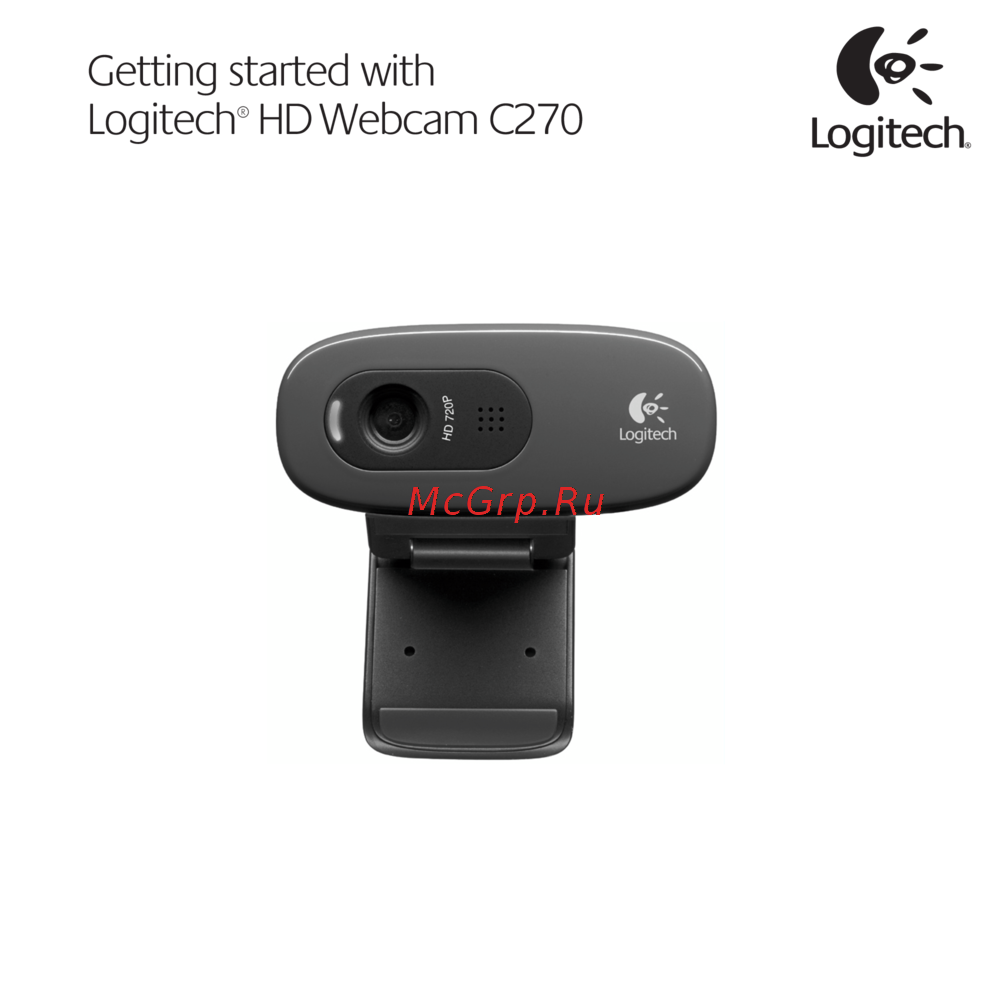Logitech C270 Floral Foray Инструкция по эксплуатации