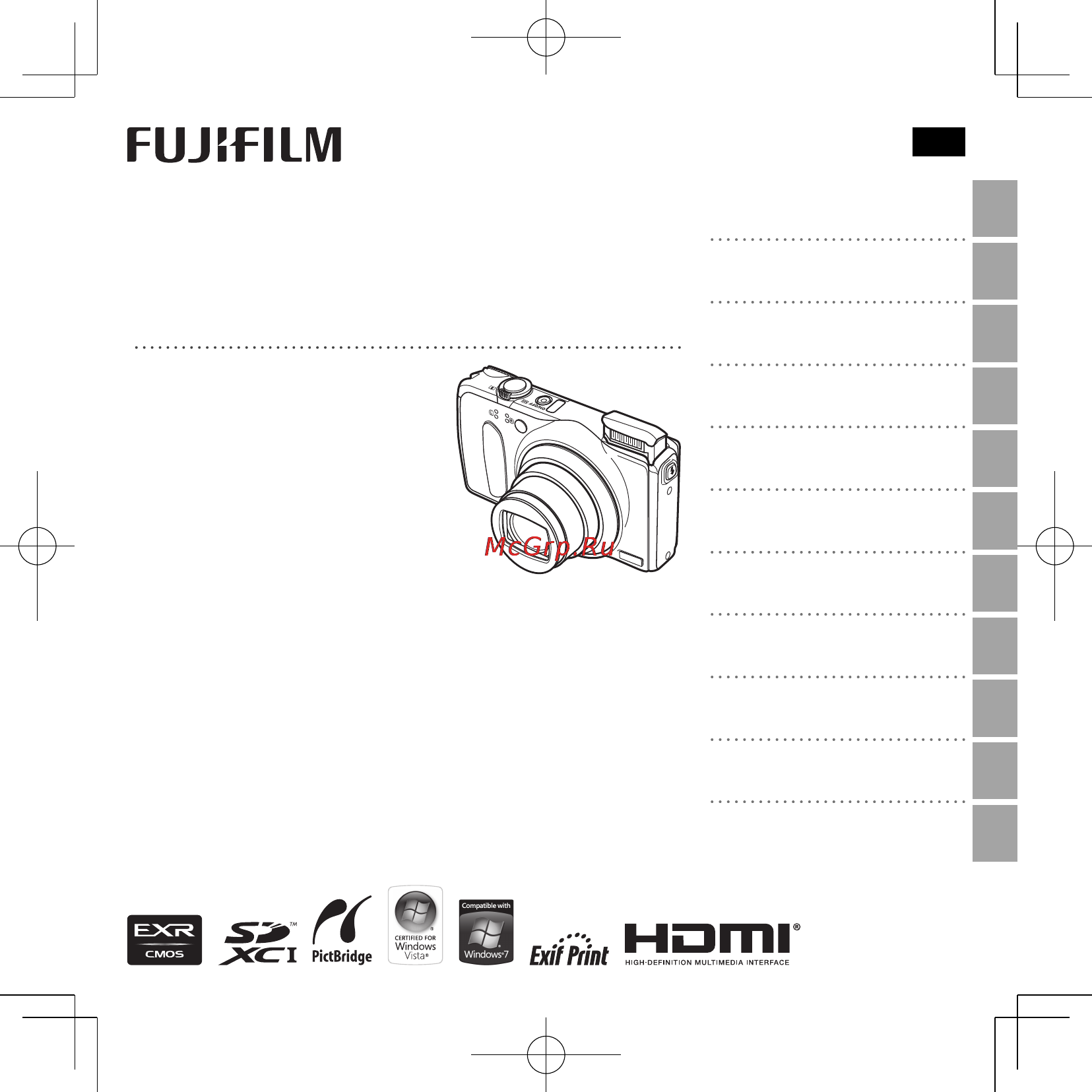 Fujifilm Finepix F660 Red Инструкция по эксплуатации онлайн