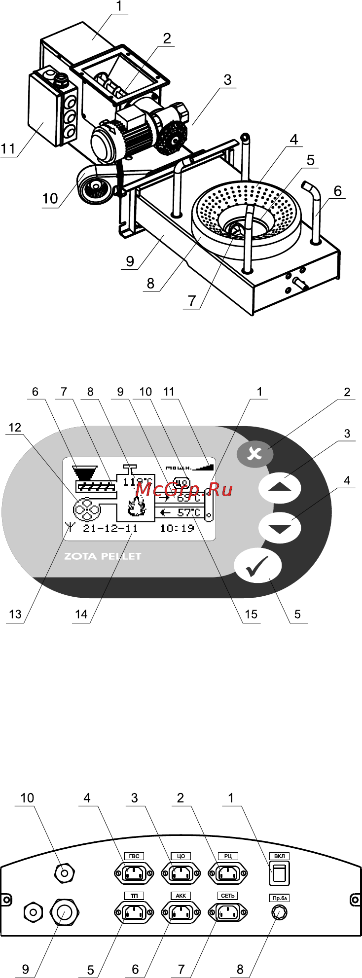 Zota Pellet 100 a Инструкция по эксплуатации онлайн [9/20] 706745