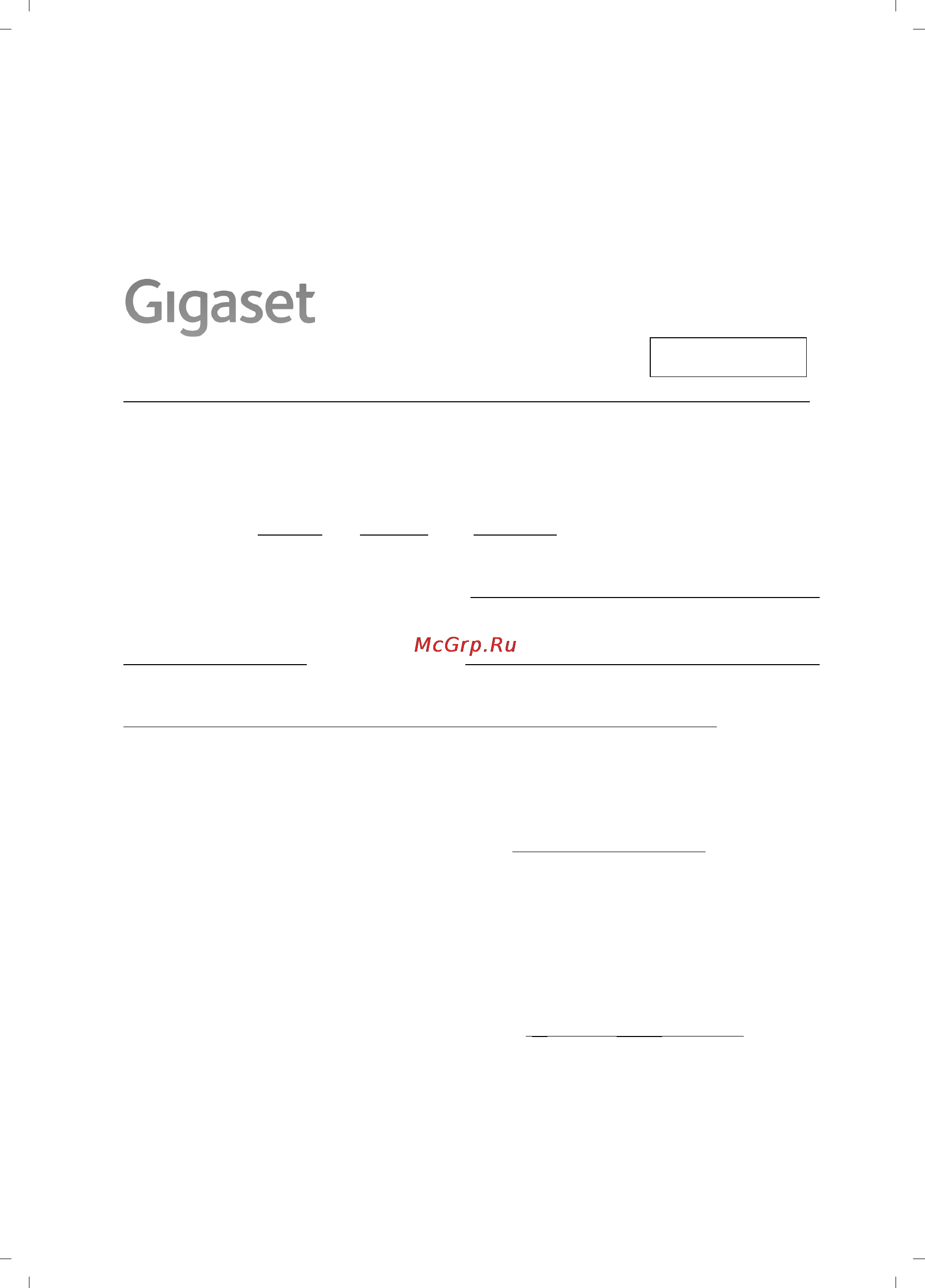 Gigaset S810H [62/73] Россия