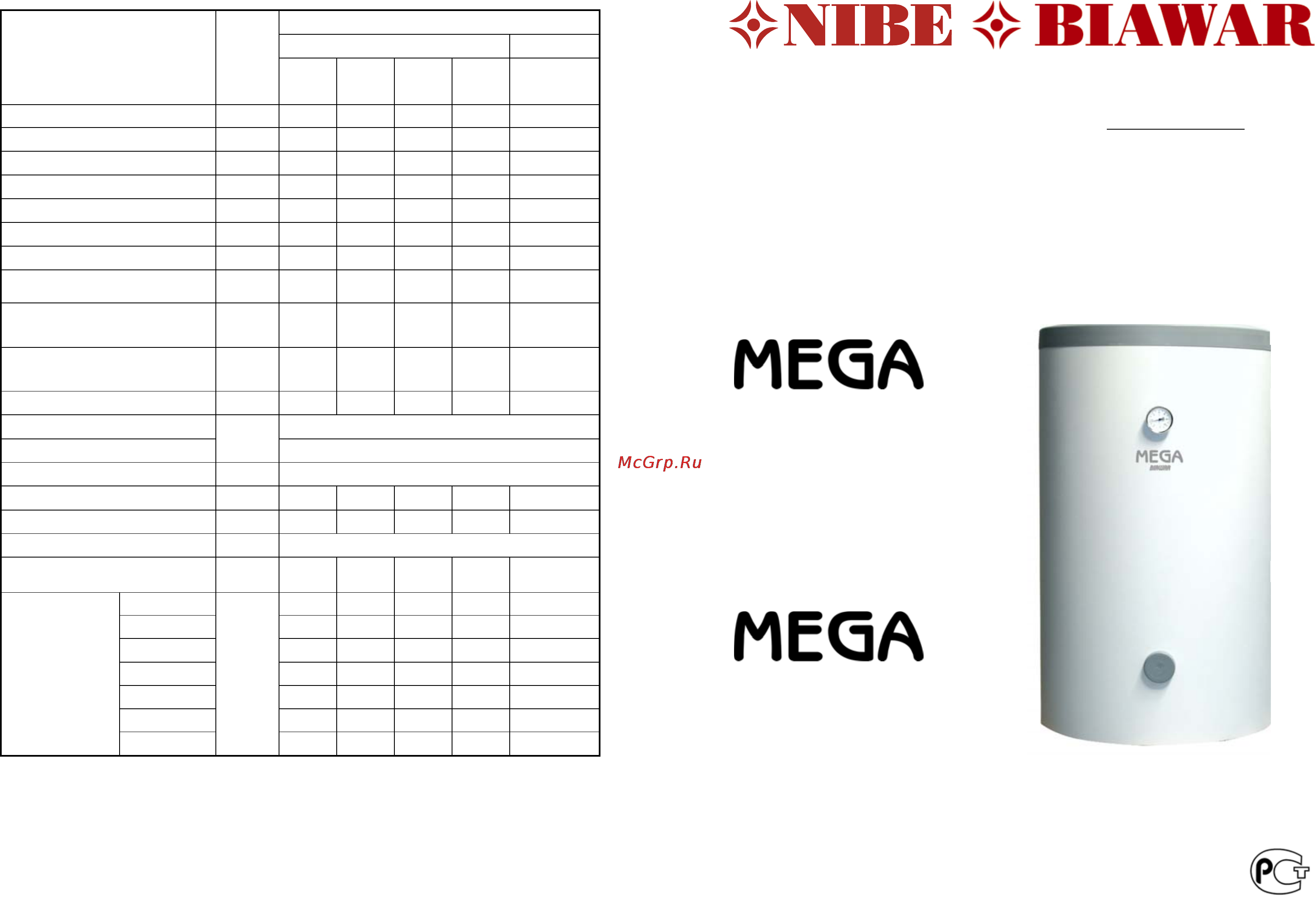 Эван MEGA W- E 220.82 Инструкция по эксплуатации онлайн