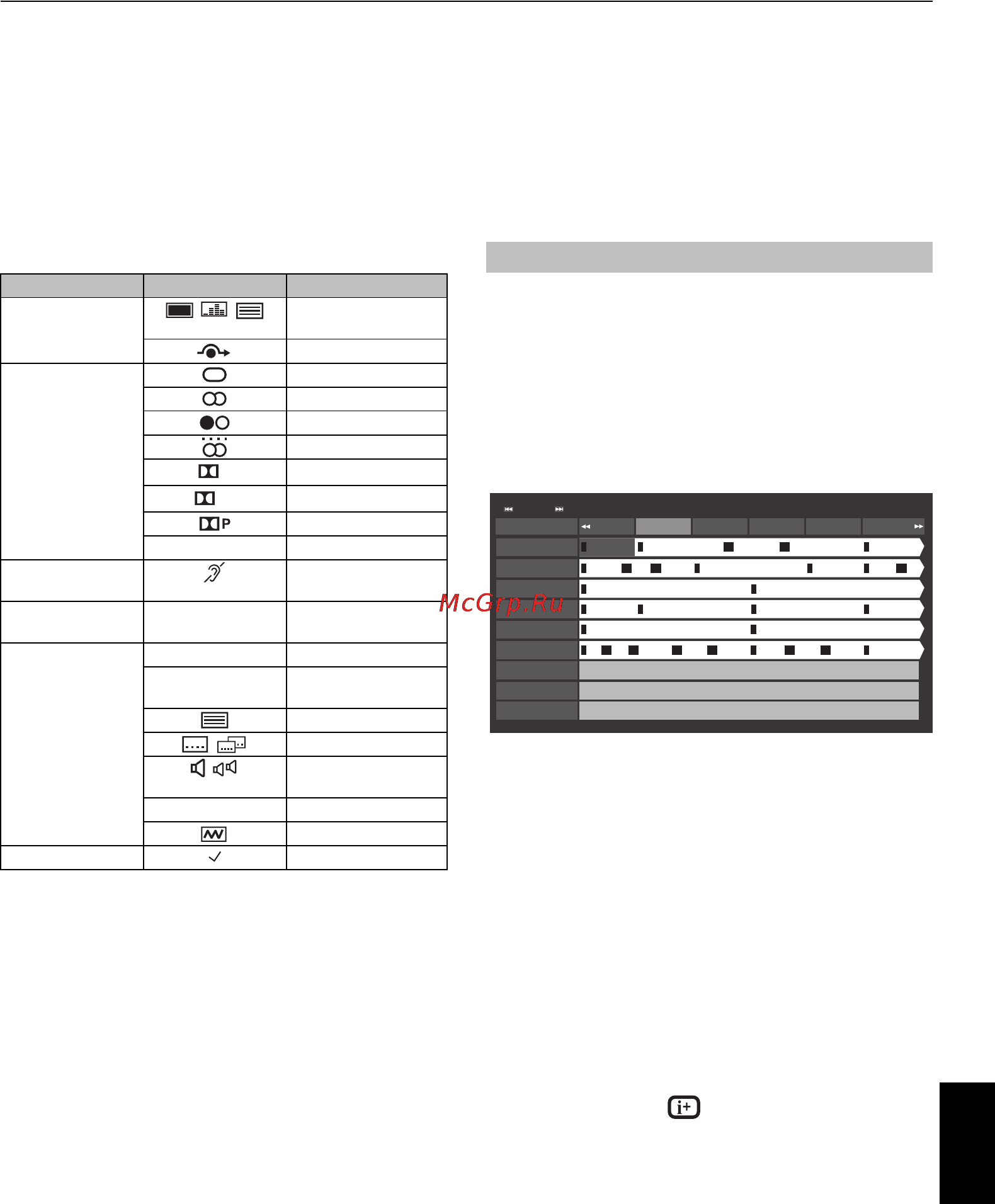 Toshiba 47 VL963R [59/84] Использование вещательной программы