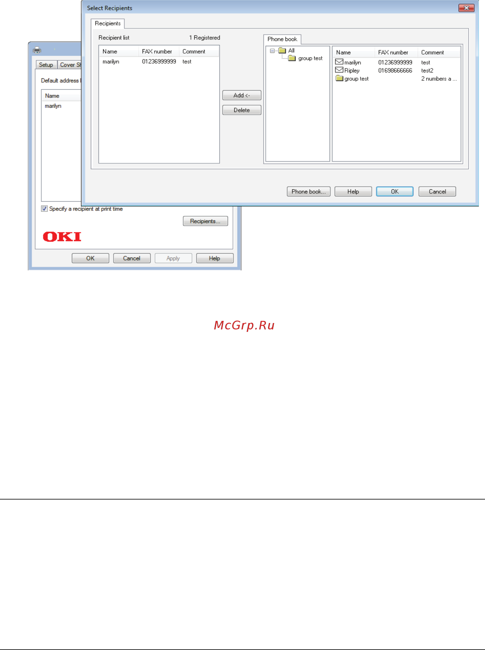 OKI MC562dnw [113/200] Добавить внешний