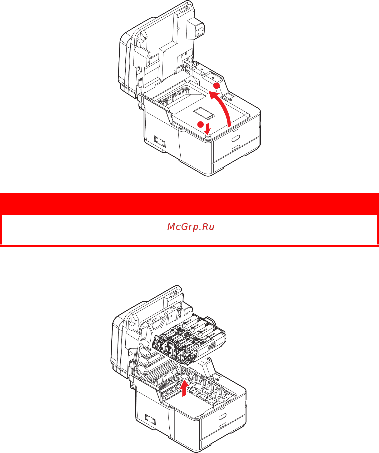 OKI MC342dnw [126/200] Замена блока ленты переноса