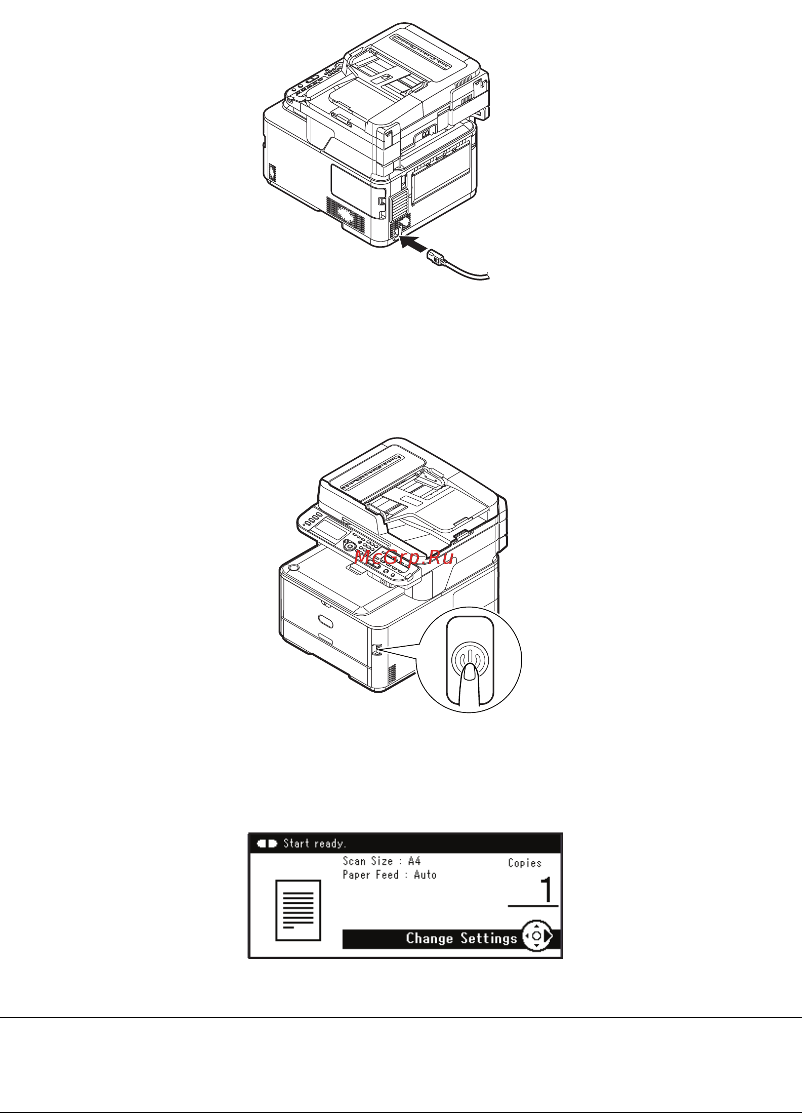 OKI MC562dnw [20/200] Начало работы