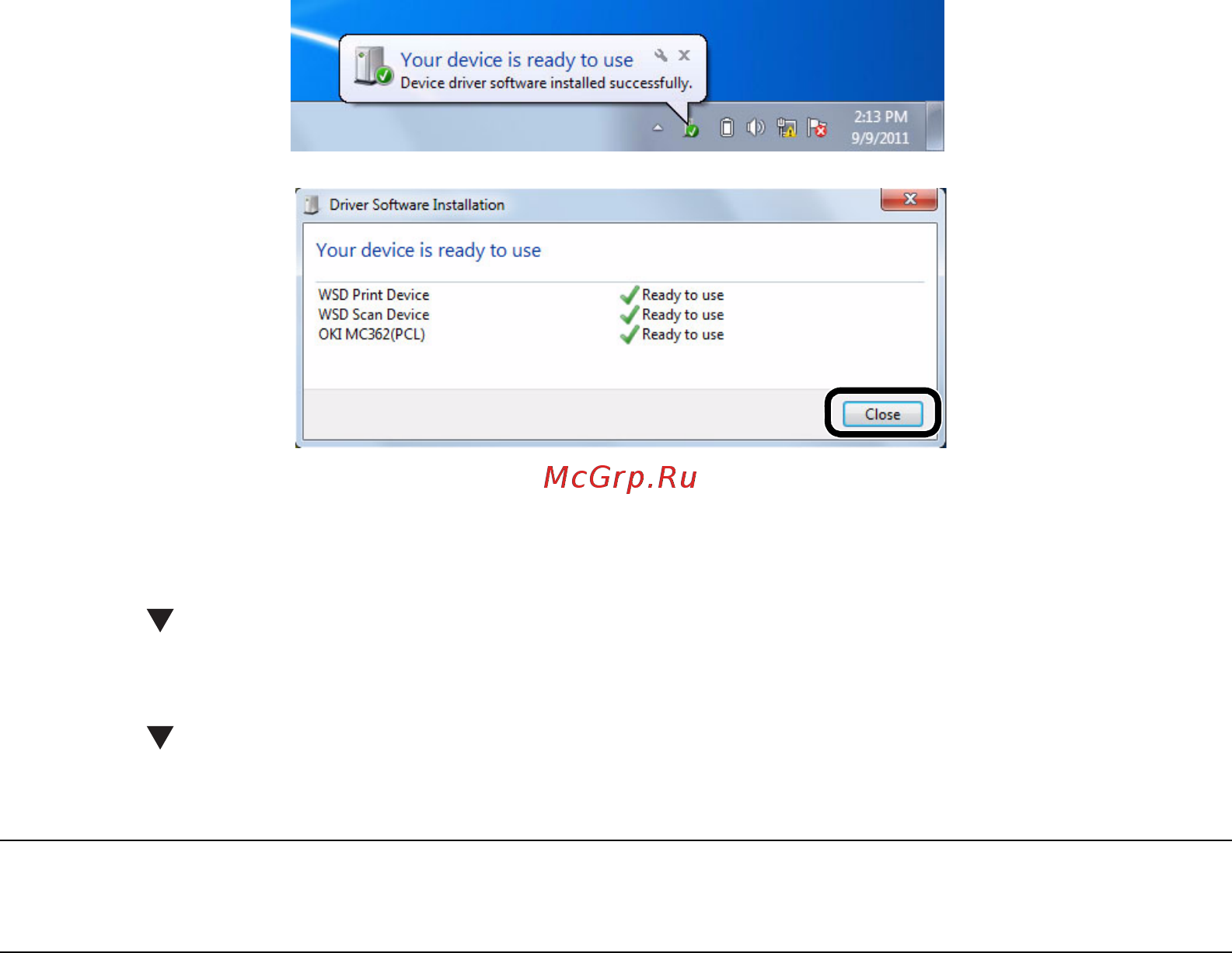 OKI MC562dnw [59/200] Чтобы выбрать компьютер а затем нажмит