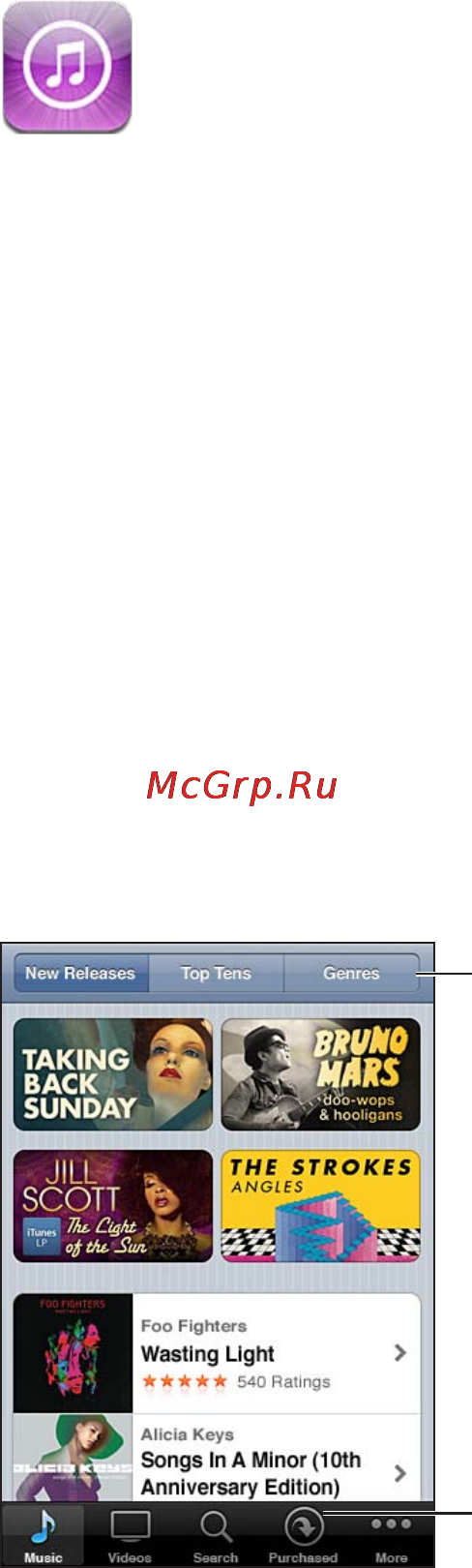 Apple MD057/RP/A 8Gb White [104/162] Itunes store