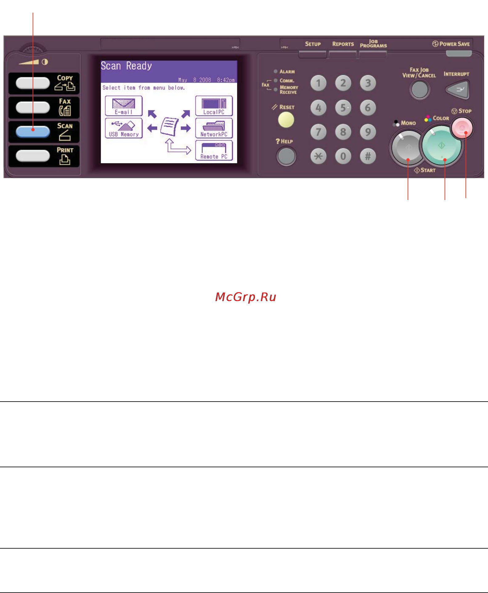 OKI MC861+ [104/186] Scanning