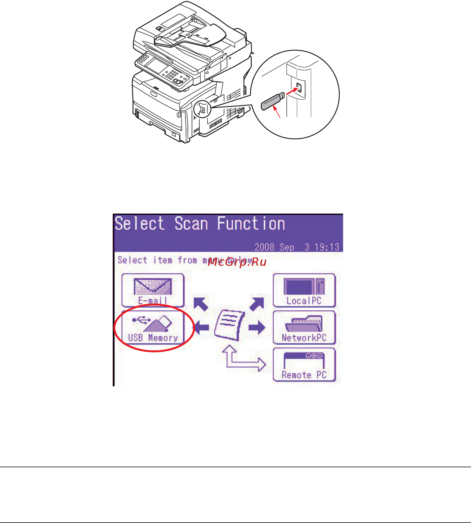 OKI MC861+ [109/186] Scan to usb memory