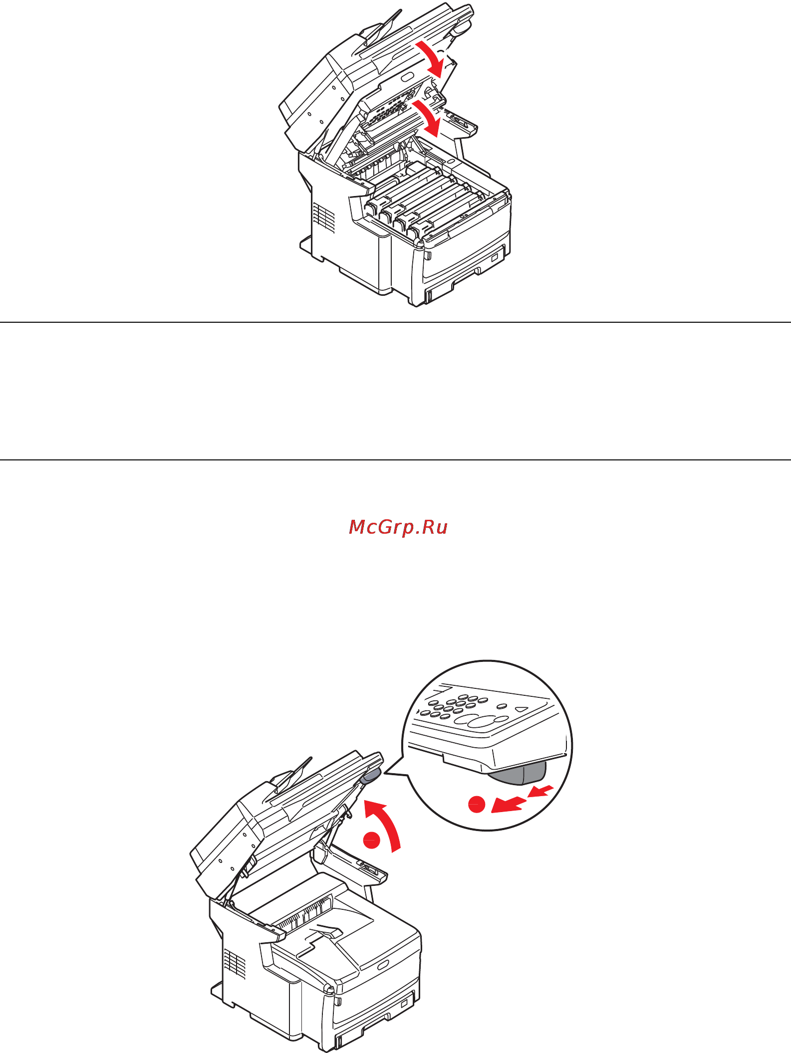 OKI MC851+ [130/186] Transfer belt replacement