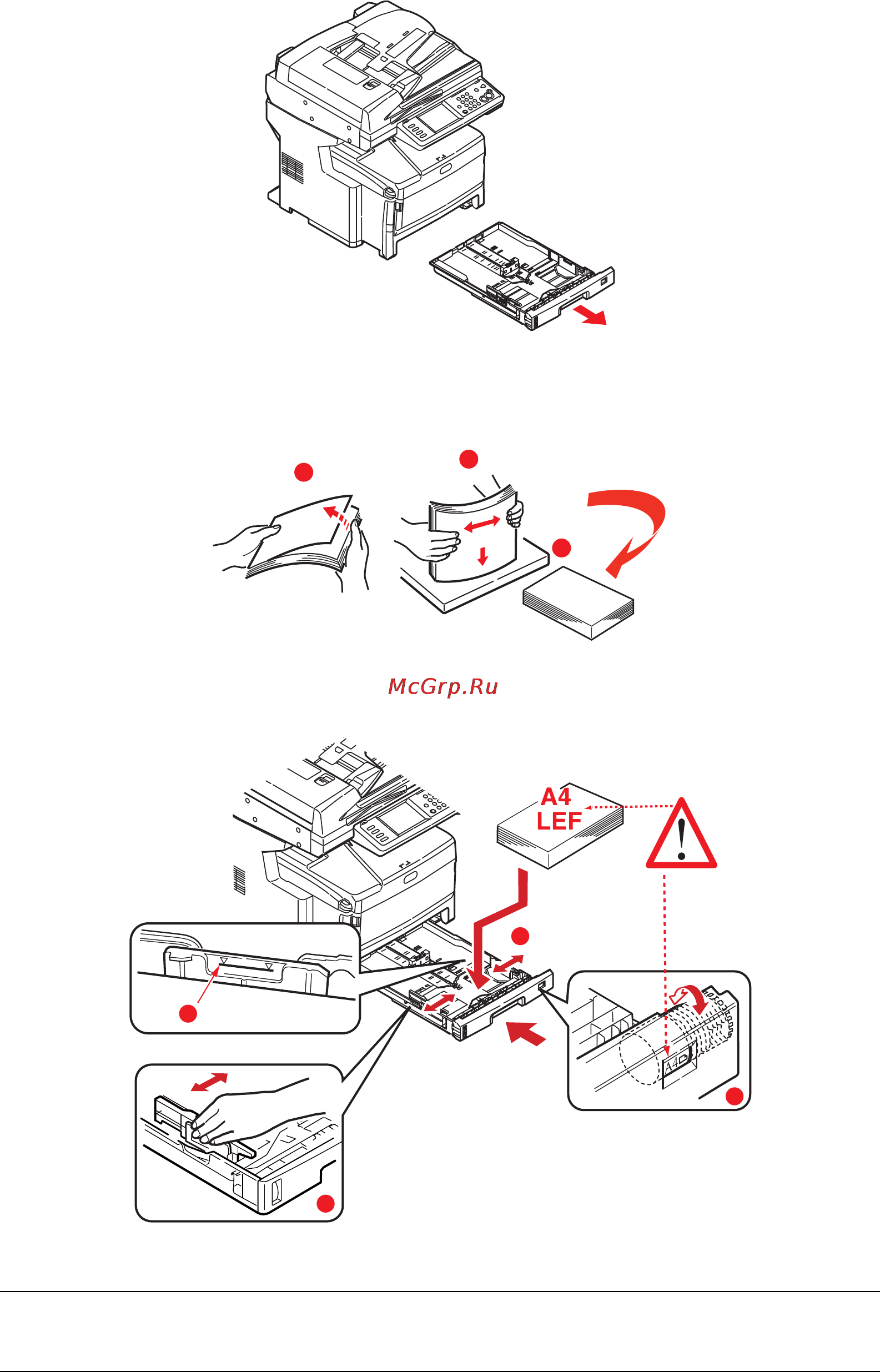 OKI MC861+ [26/186] Oading paper