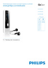 Philips SA3MXX04K/97 Инструкция по эксплуатации