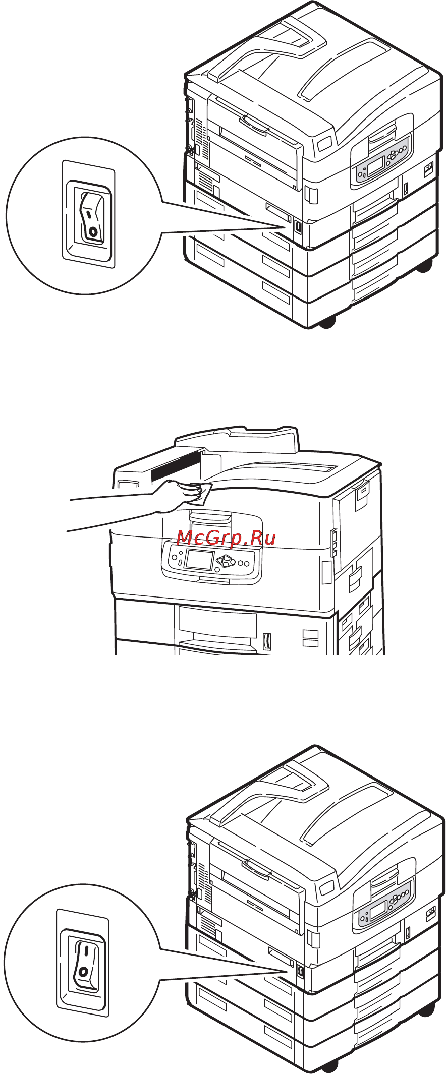OKI C9655 [36/85] Чистка корпуса принтера