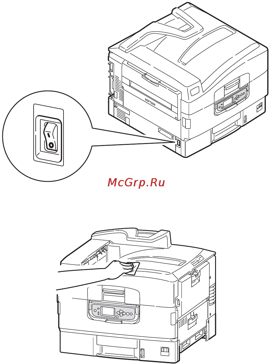 OKI C920WT [130/169] Cleaning the printer casing