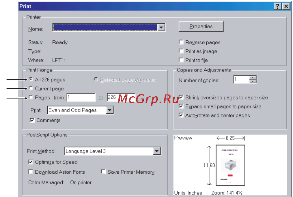 OKI C920WT [18/169] Online usage