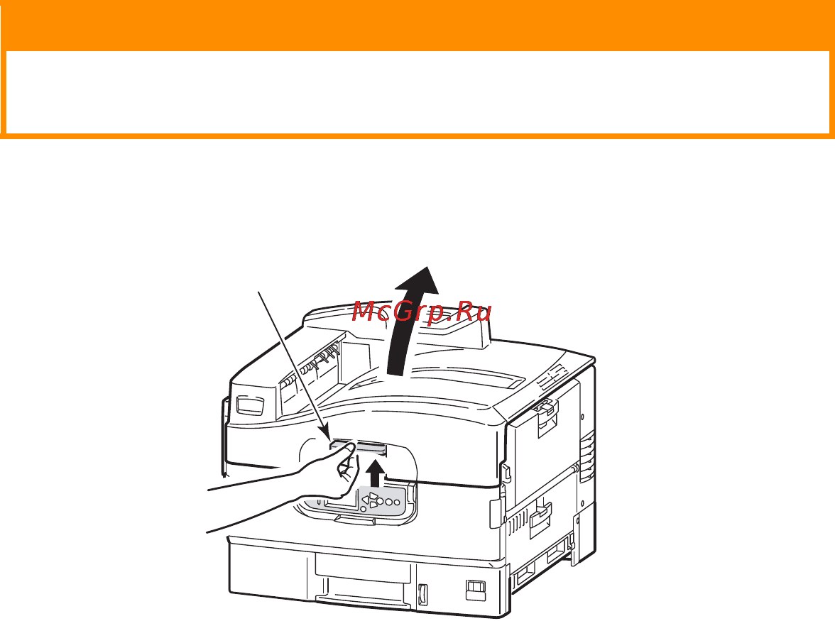 OKI C920WT [20/169] Opening and closing the top cover