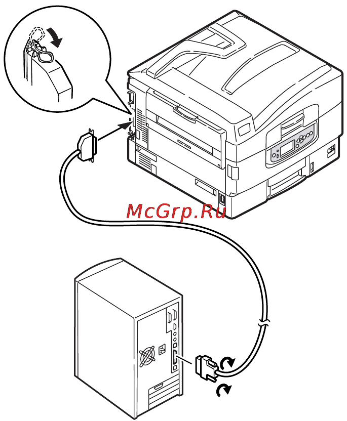 OKI C920WT [49/169] Connecting the parallel interface