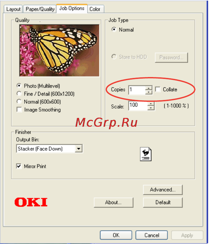 OKI C920WT [64/169] Windows