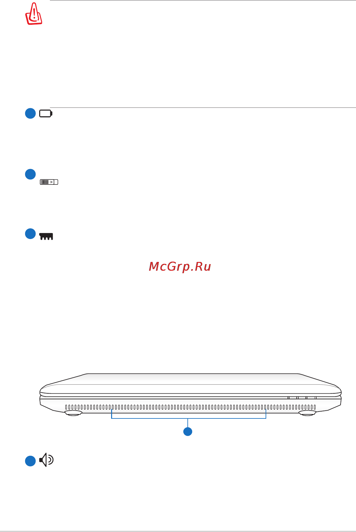 Asus EeePC 1011CX WHI046S White [14/66] Передняя сторона