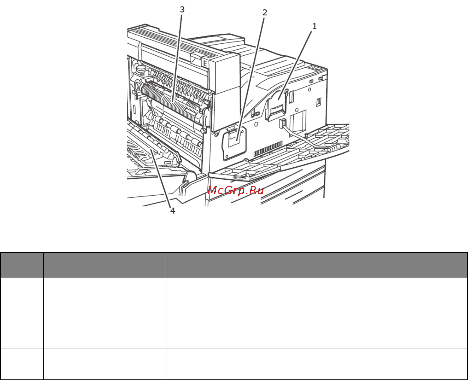 OKI B930 [10/84] Вид изнутри