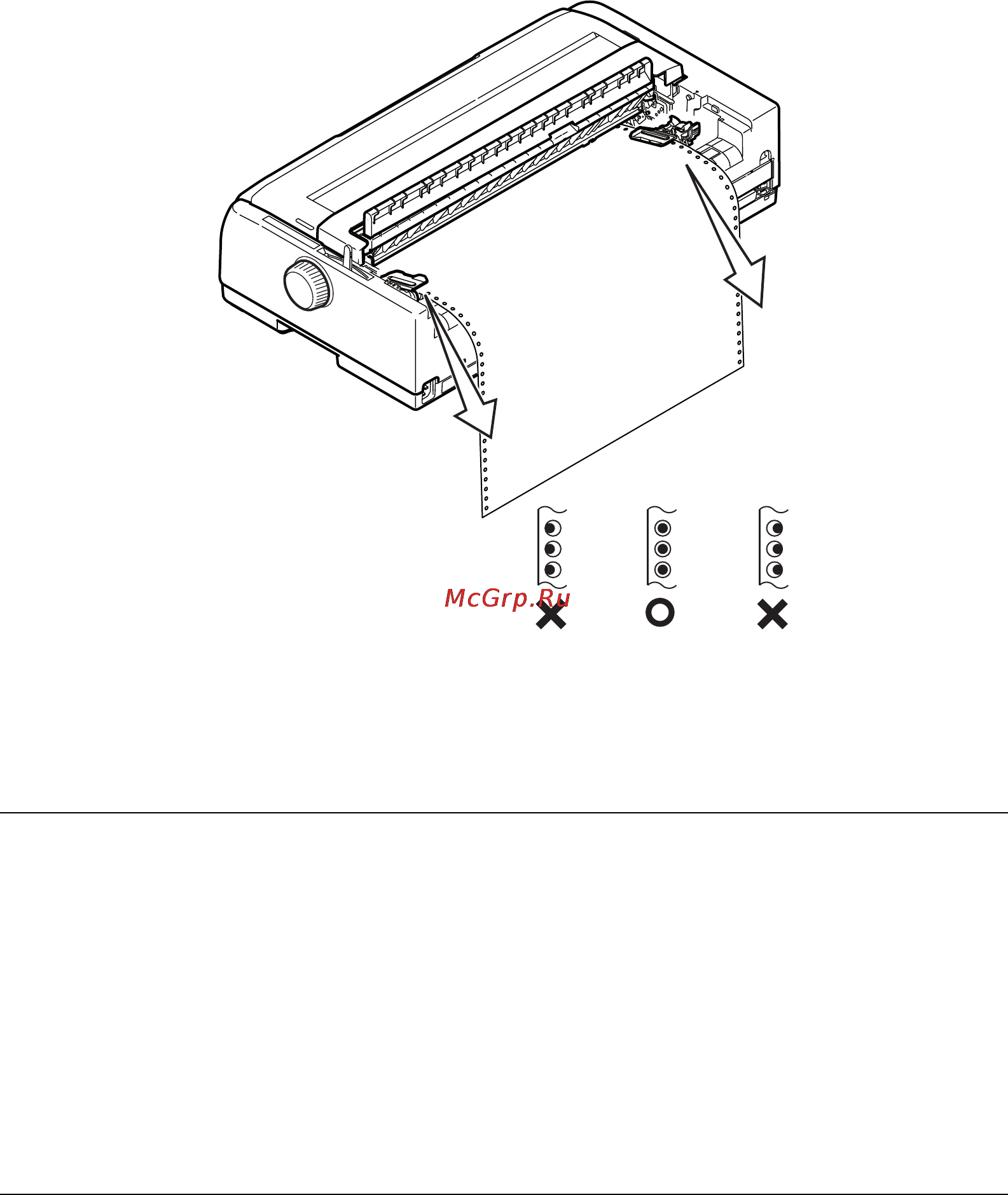 OKI ML5721eco [21/83] Демонтаж механизма протяжки перфорированной бумаги подача сзади