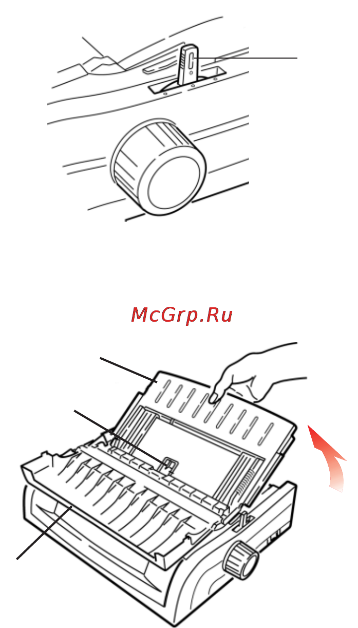 OKI ML5520 [54/95] Верхняя подача отдельные листы