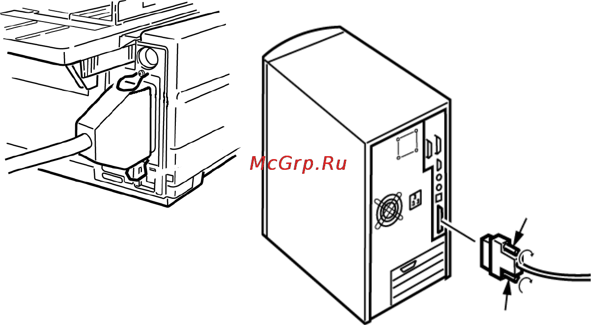 OKI ML5520 [86/95] Подключение к компьютеру