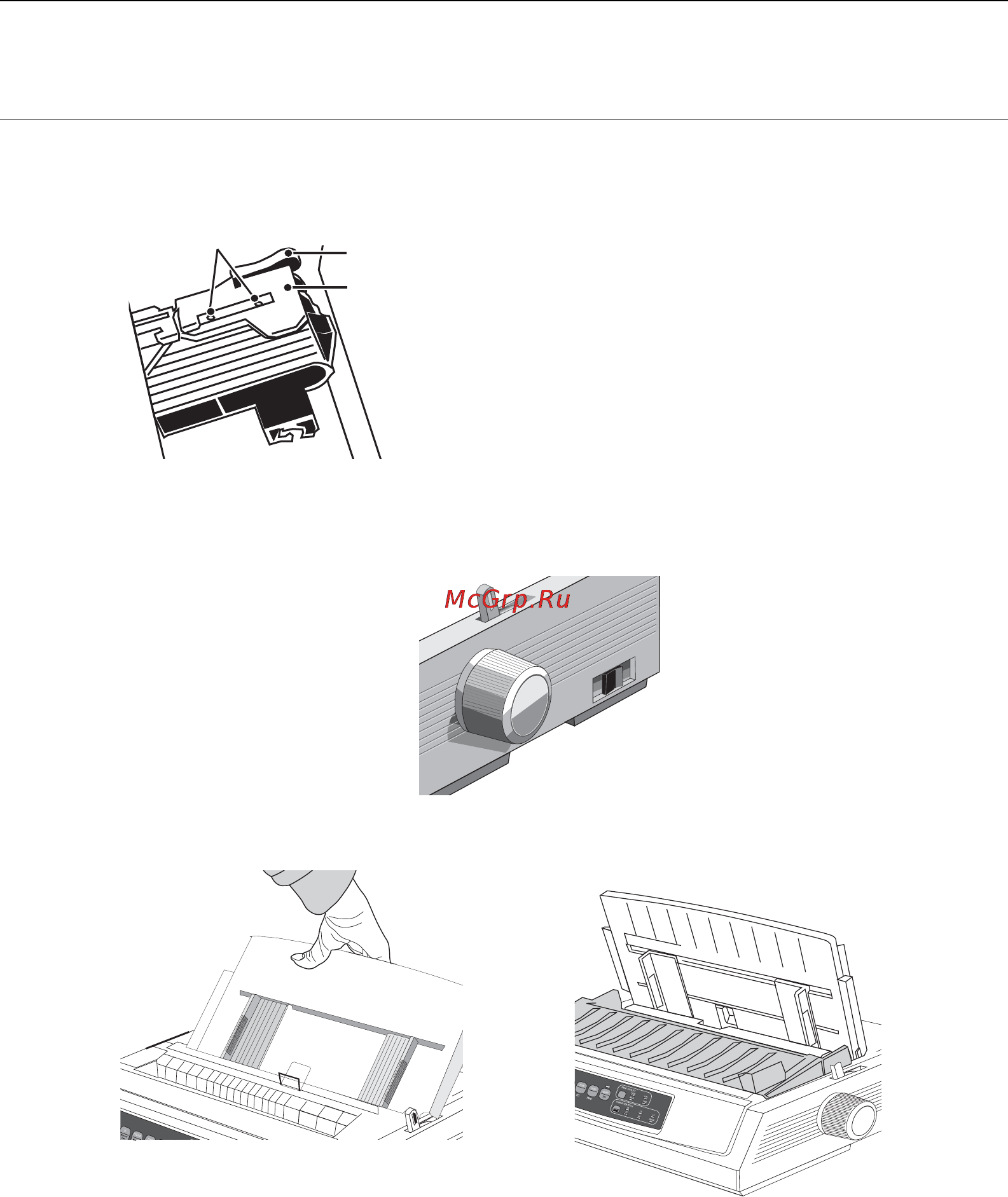 OKI ML3321eco [15/57] Loading continuous forms rear feed