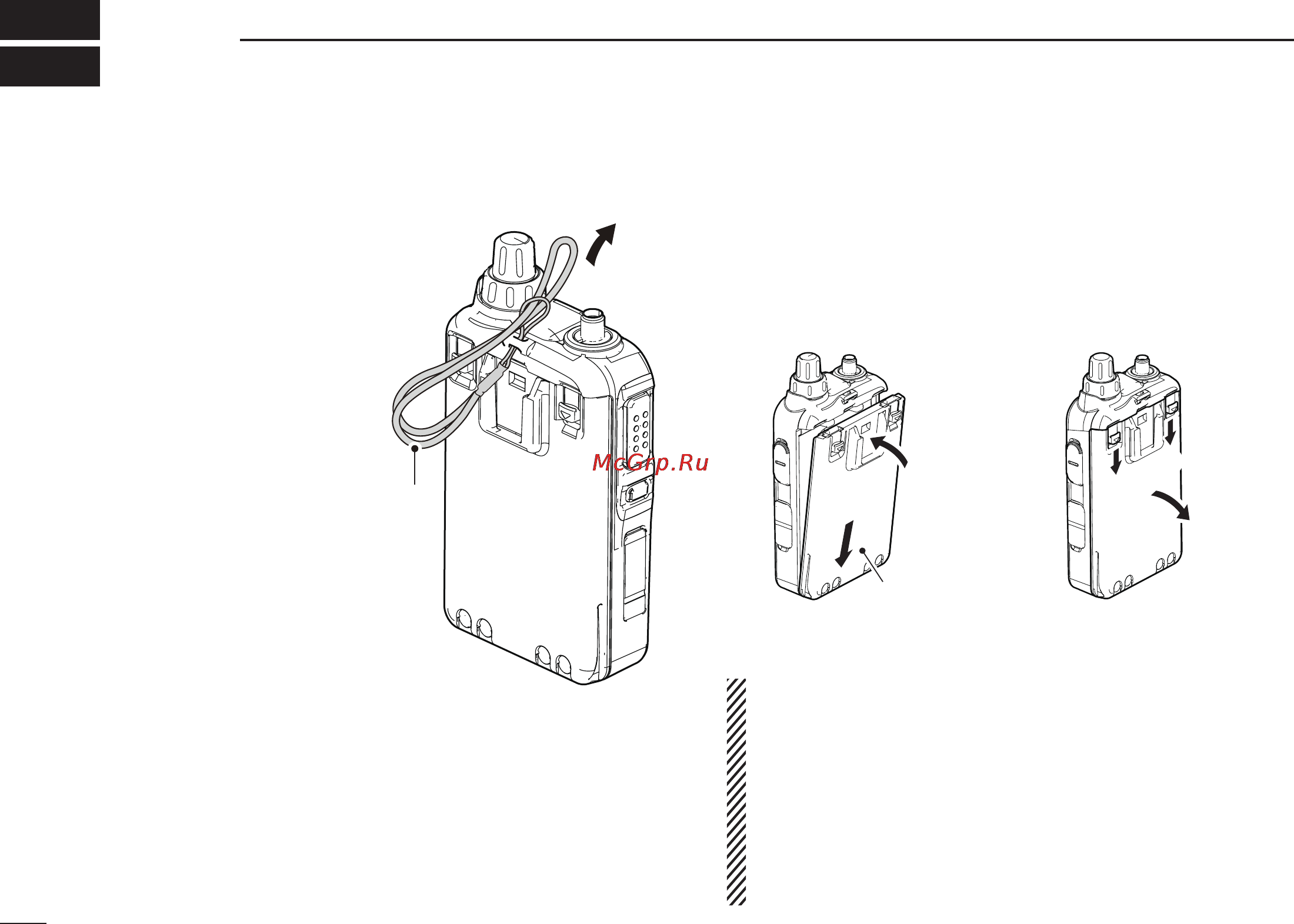 Icom ID-31A [10/80] Accessory attachment