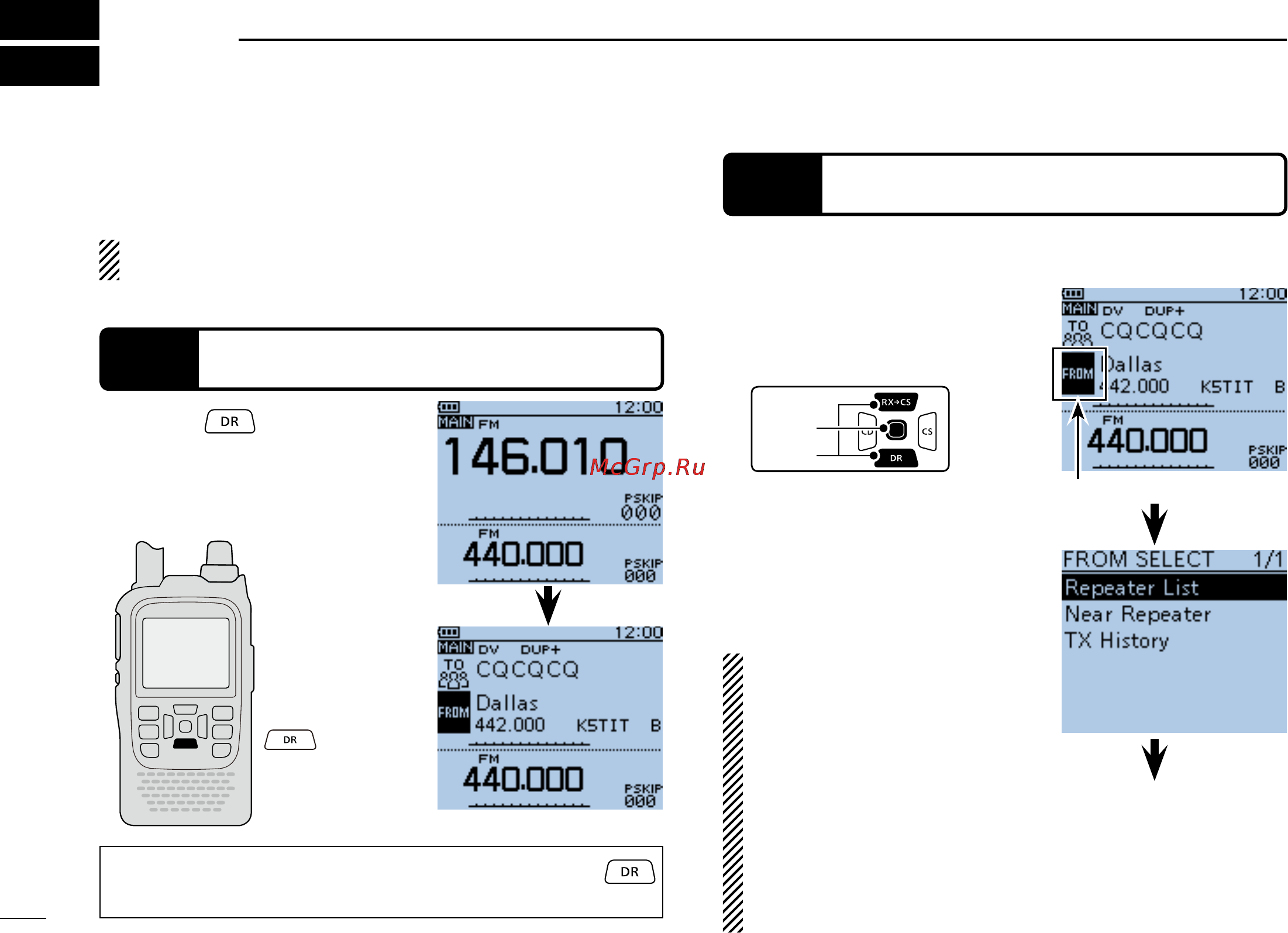 Icom ID-51A [18/56] Access the repeater