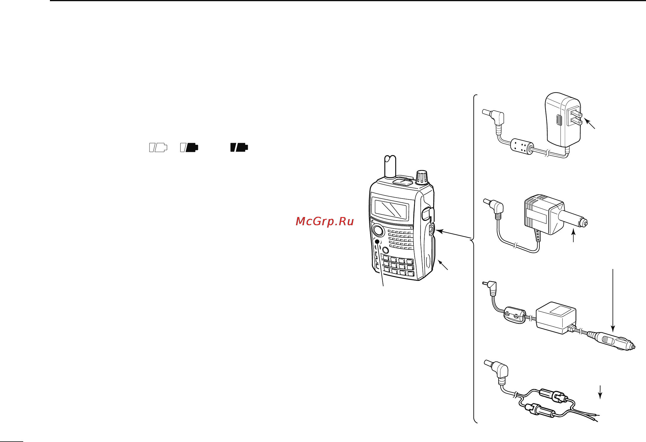 Icom IC-80AD [20/188] Regular charging