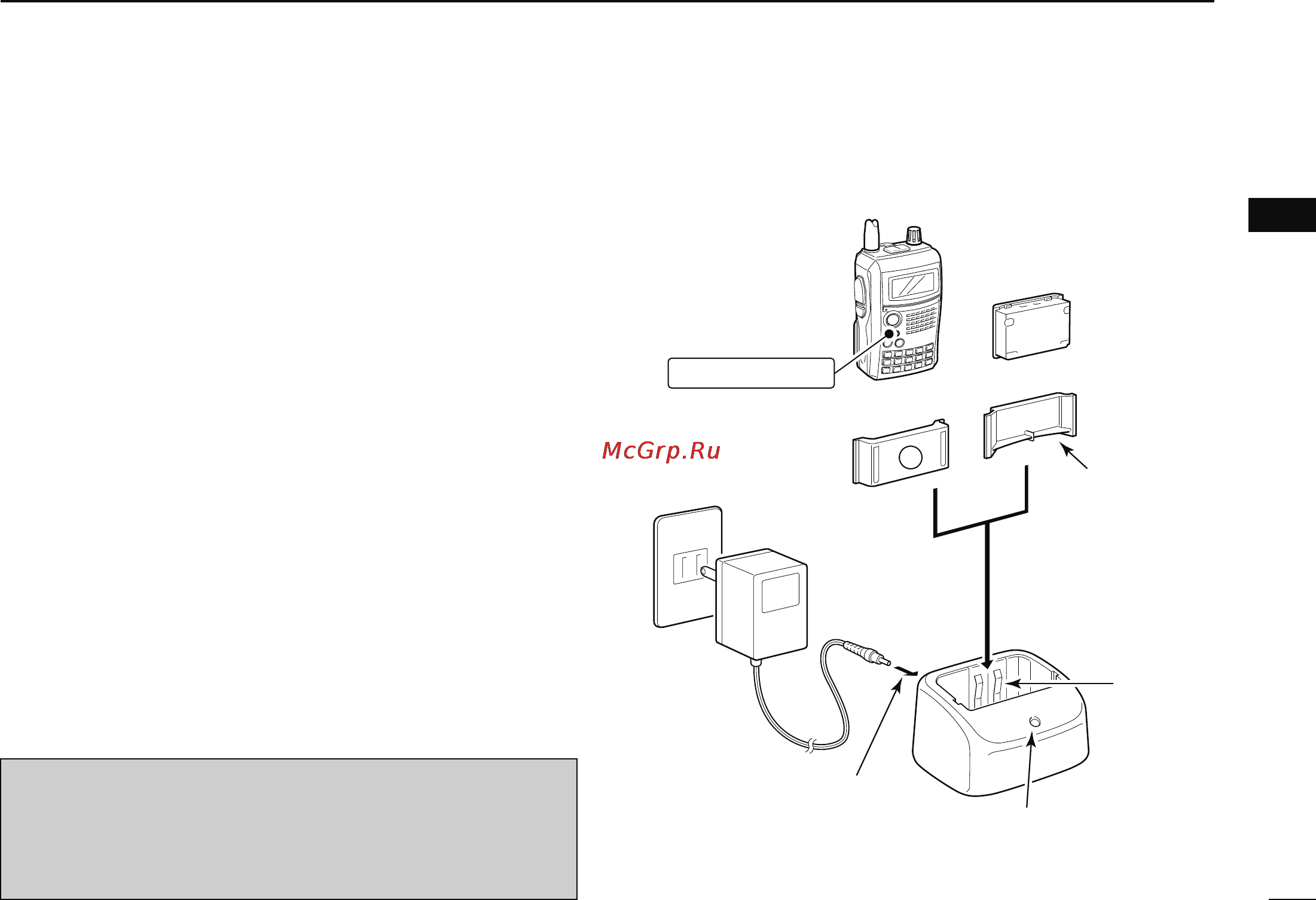 Icom IC-80AD [21/188] Rapid charging