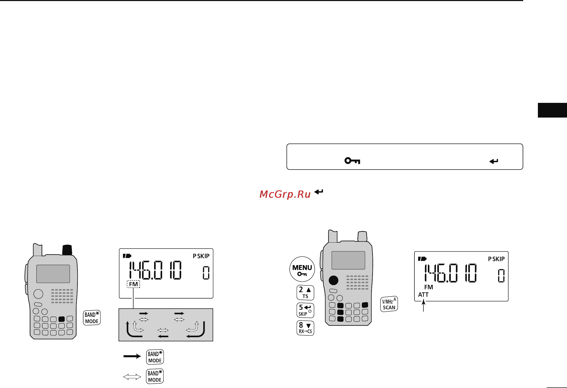 Icom IC-80AD [33/188] Attenuator function