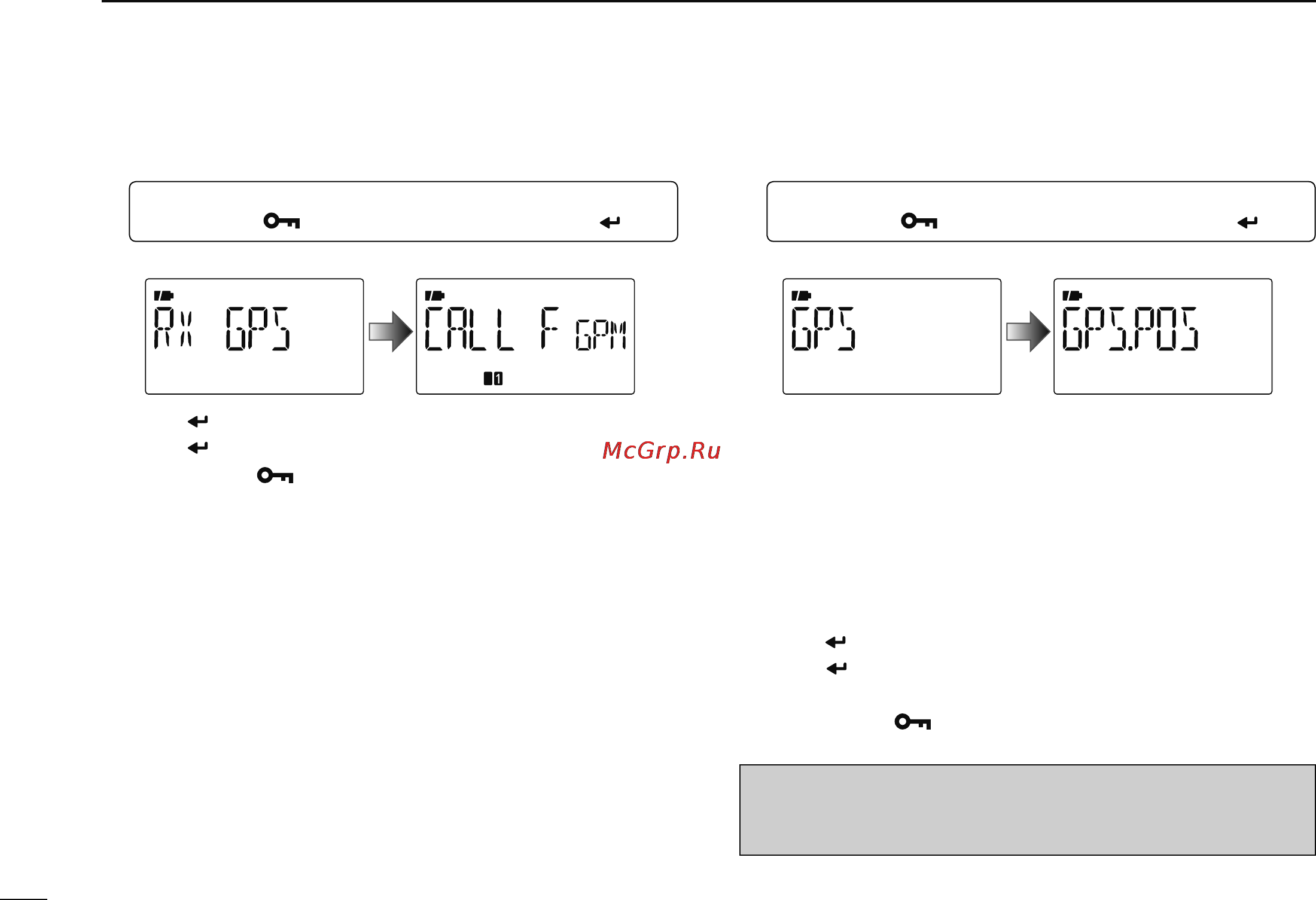 Icom IC-80AD [88/188] D position indication