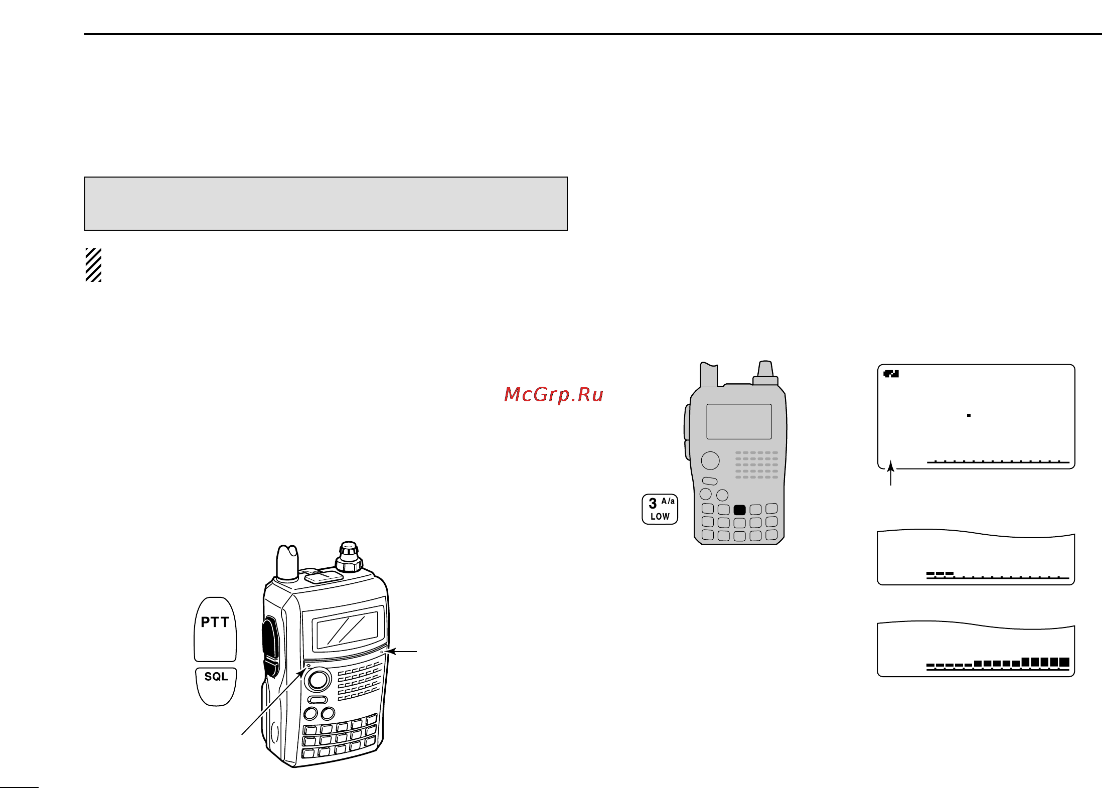 Icom IC-91A [30/131] I transmit power selection
