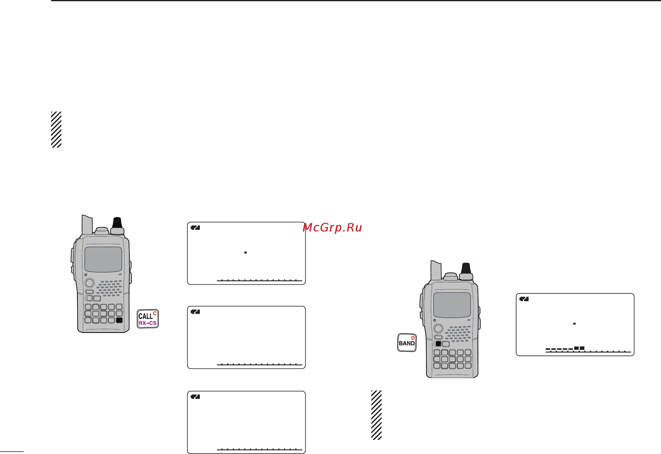 Icom IC-92AD [24/156] Operating band selection