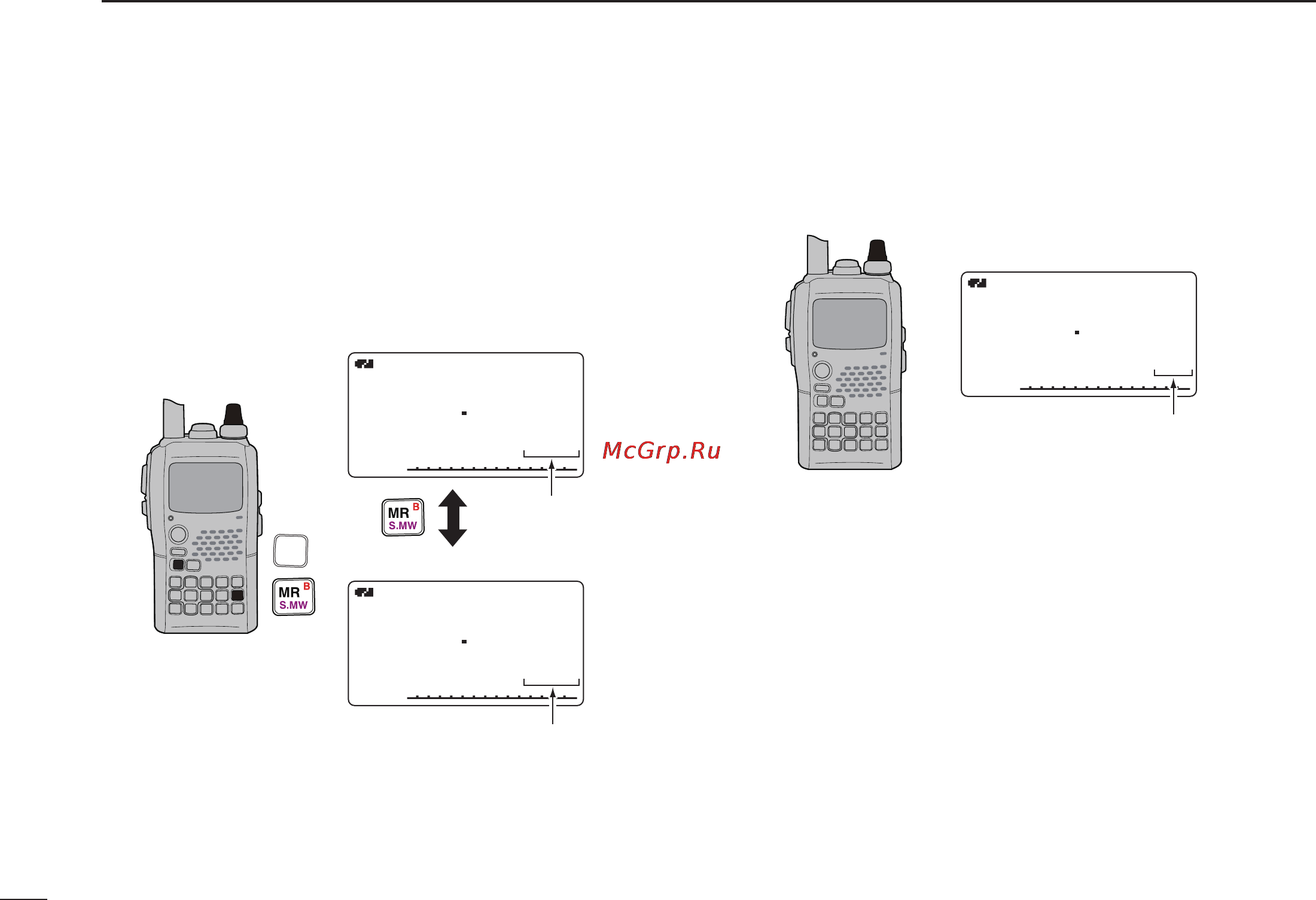 Icom IC-92AD [84/156] Memory bank selection
