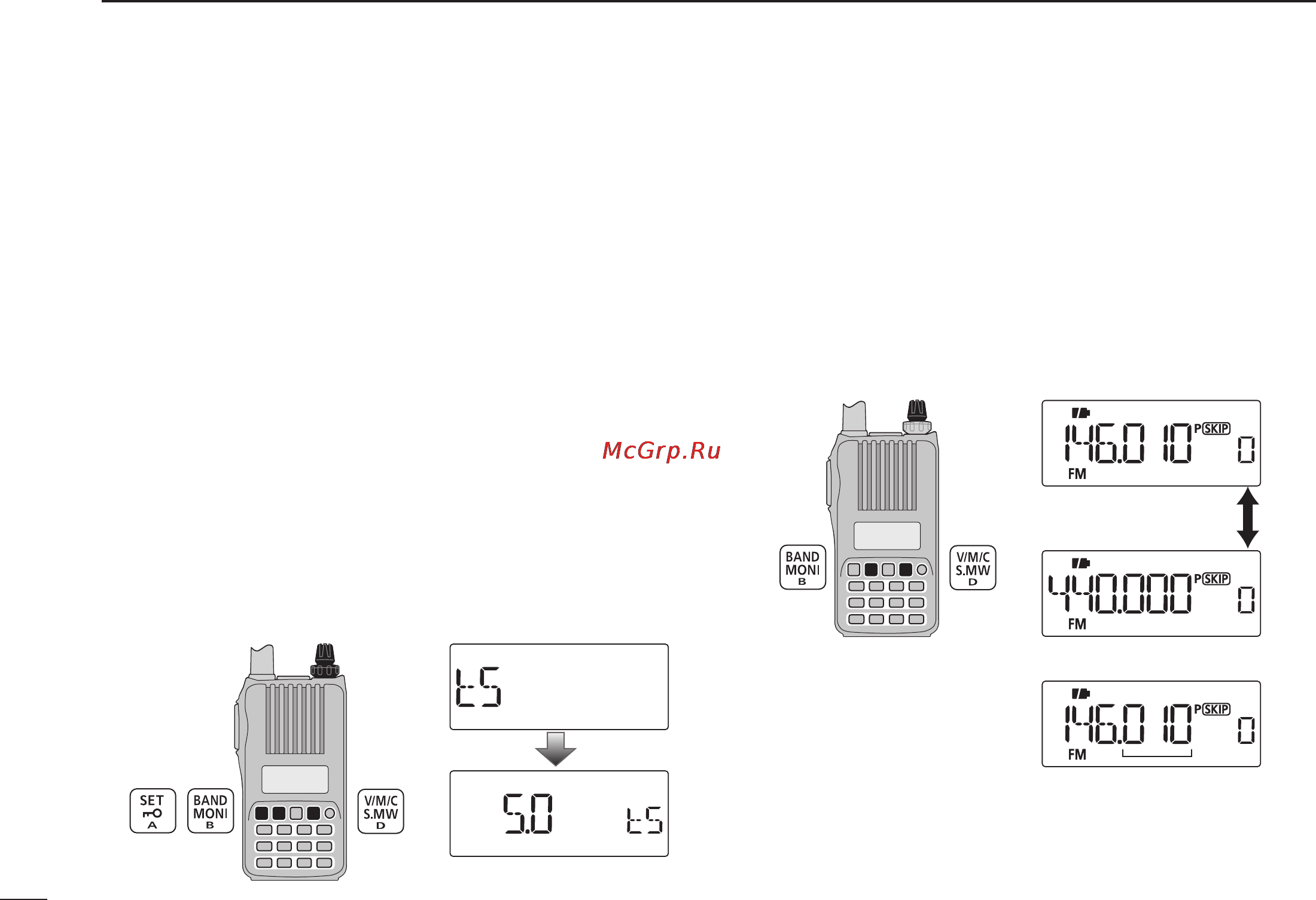 Icom IC-T70A [26/96] Setting the frequency
