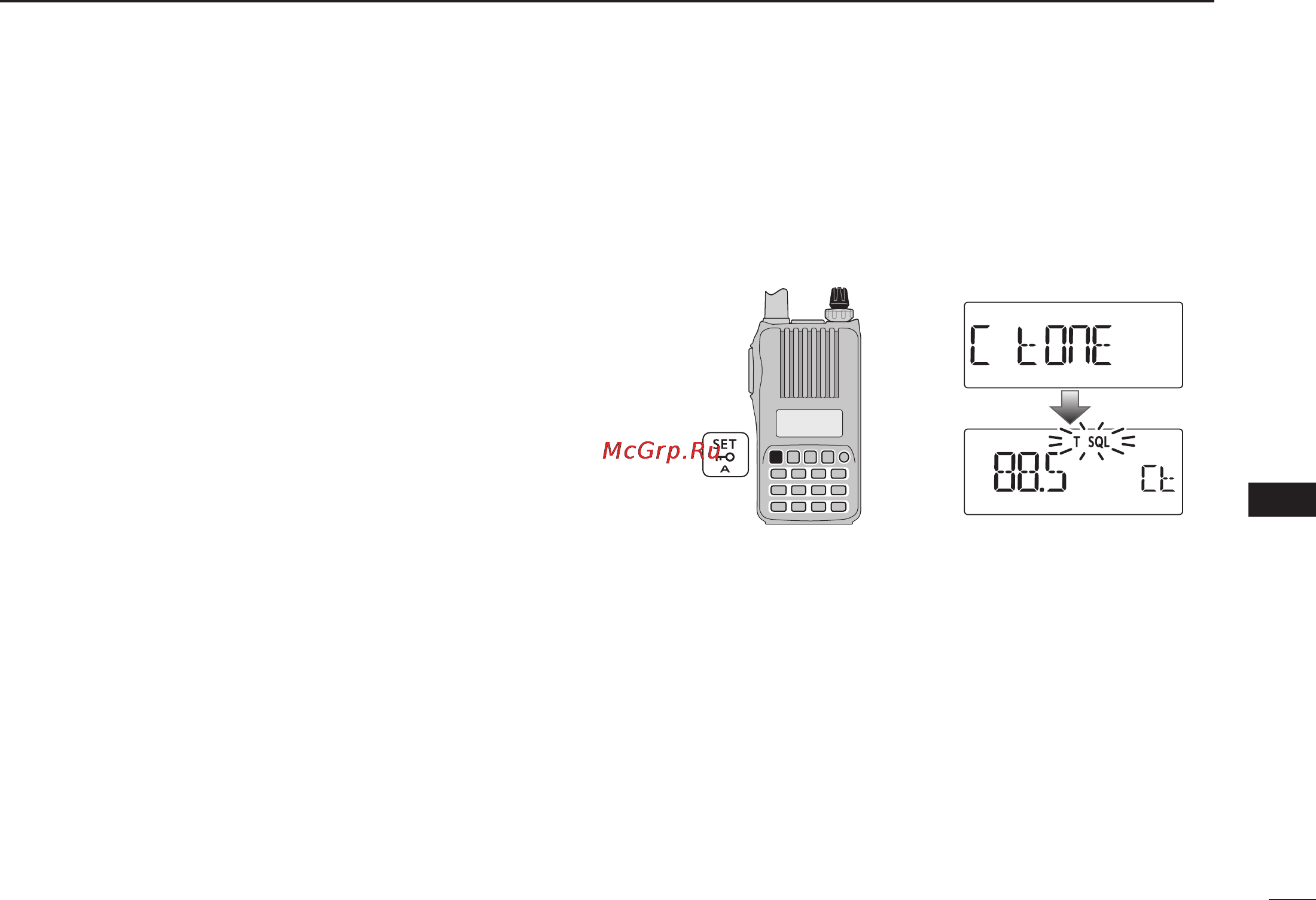 Icom IC-T70A [75/96] Tone frequency and dtcs code