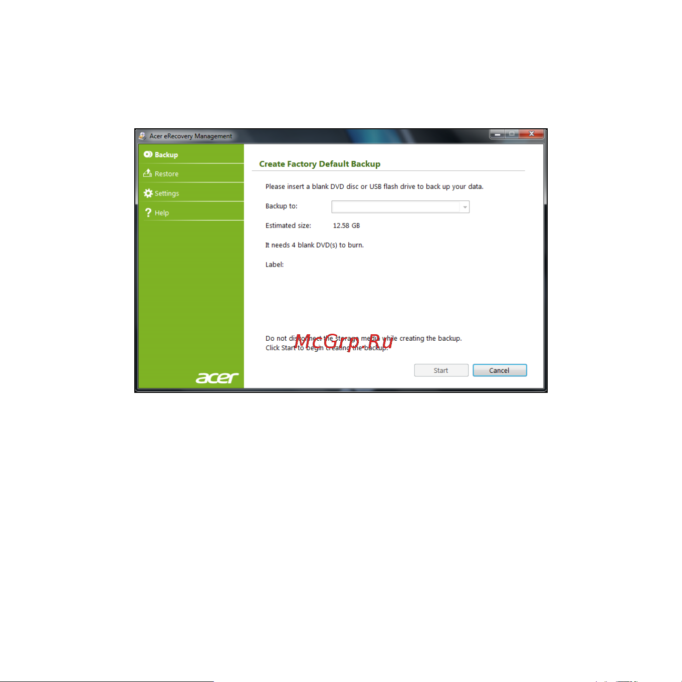 Acer TravelMate TM5744Z Инструкция по эксплуатации онлайн [58/110] 70729