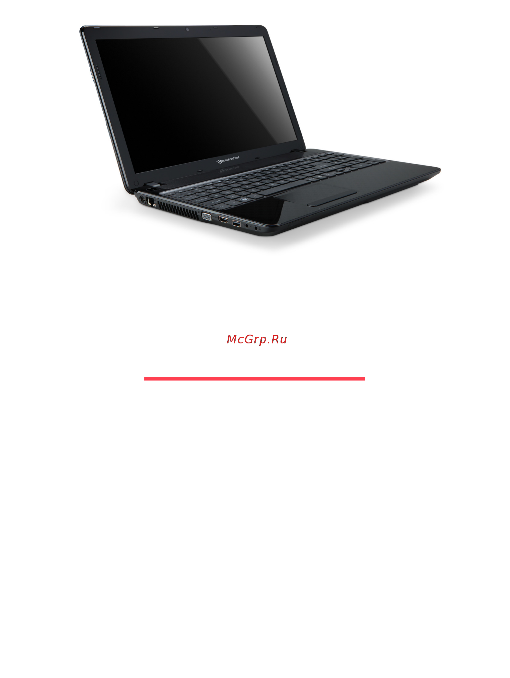Packard Bell ENTV11-HC-B9704G32Mnks Инструкция по эксплуатации онлайн