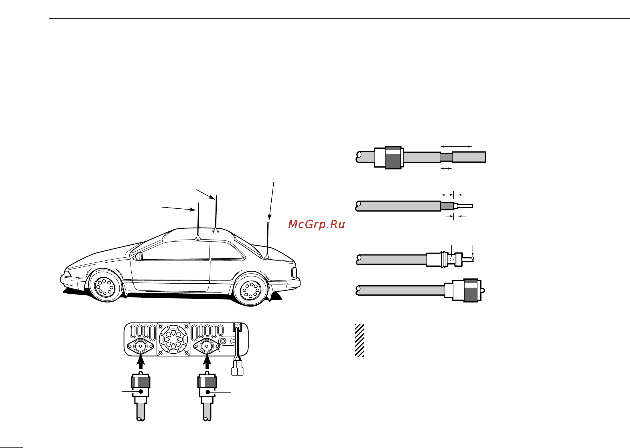 Icom IC-2820H [16/164] D antenna installation